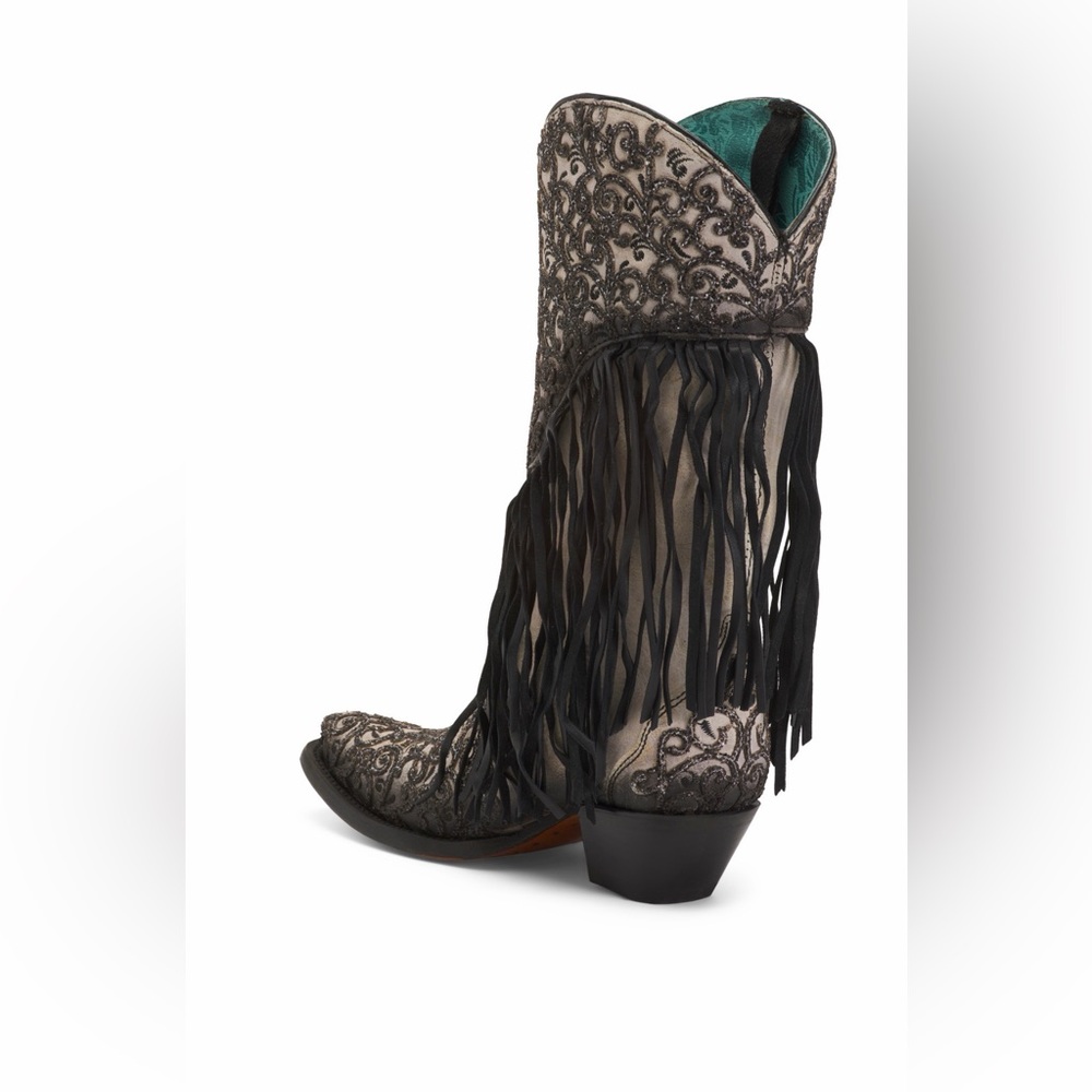 Corral Fringe Boots - Picture 2 of 2